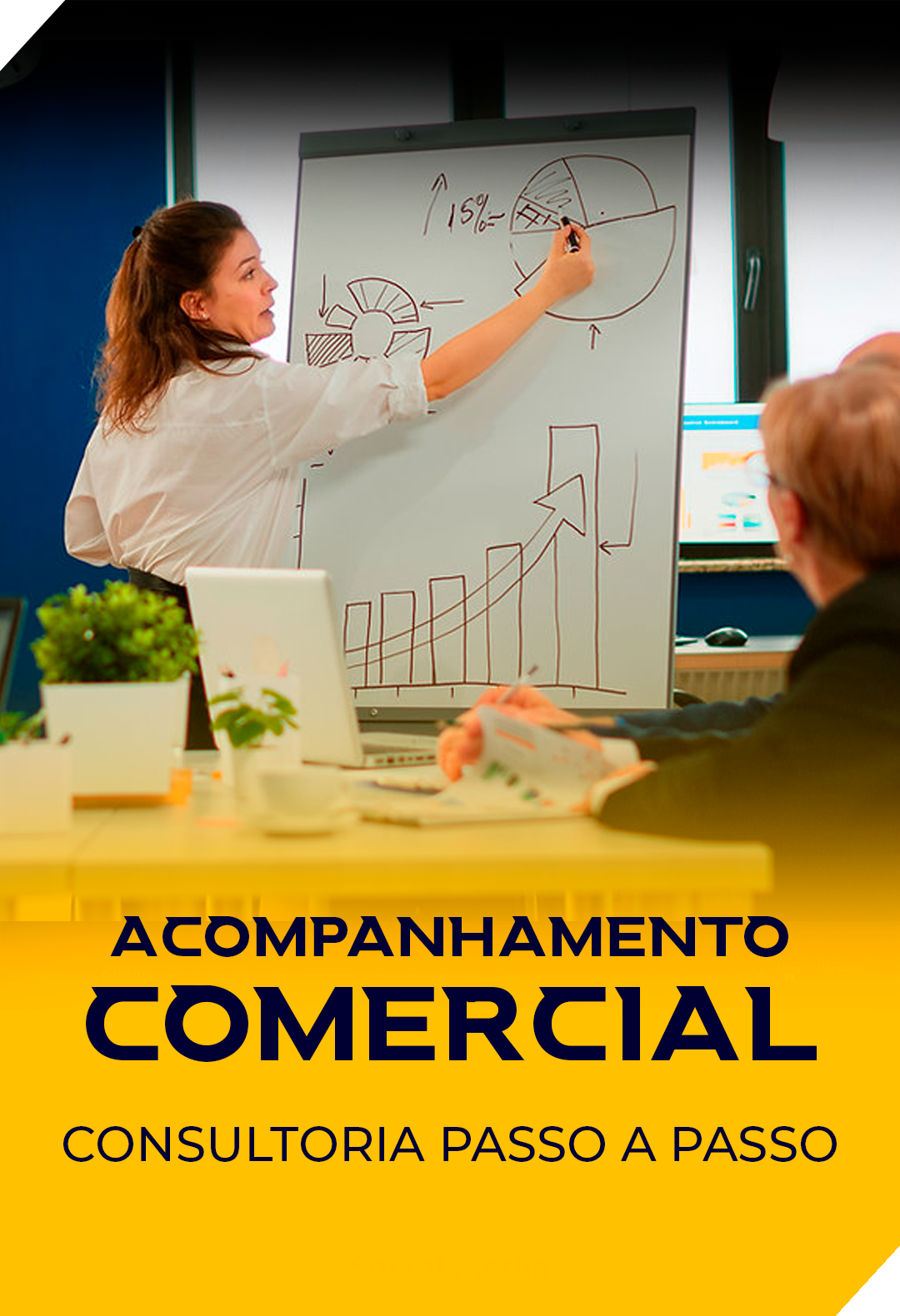 Consultoria e acompanhamento comercial para escala de vendas