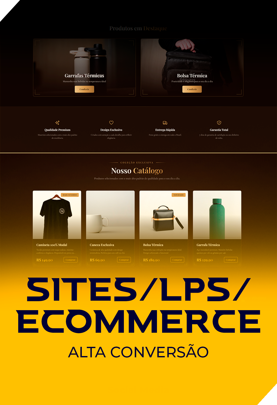 Desenvolvimento de Landing Pages e E-commerce de alta conversão